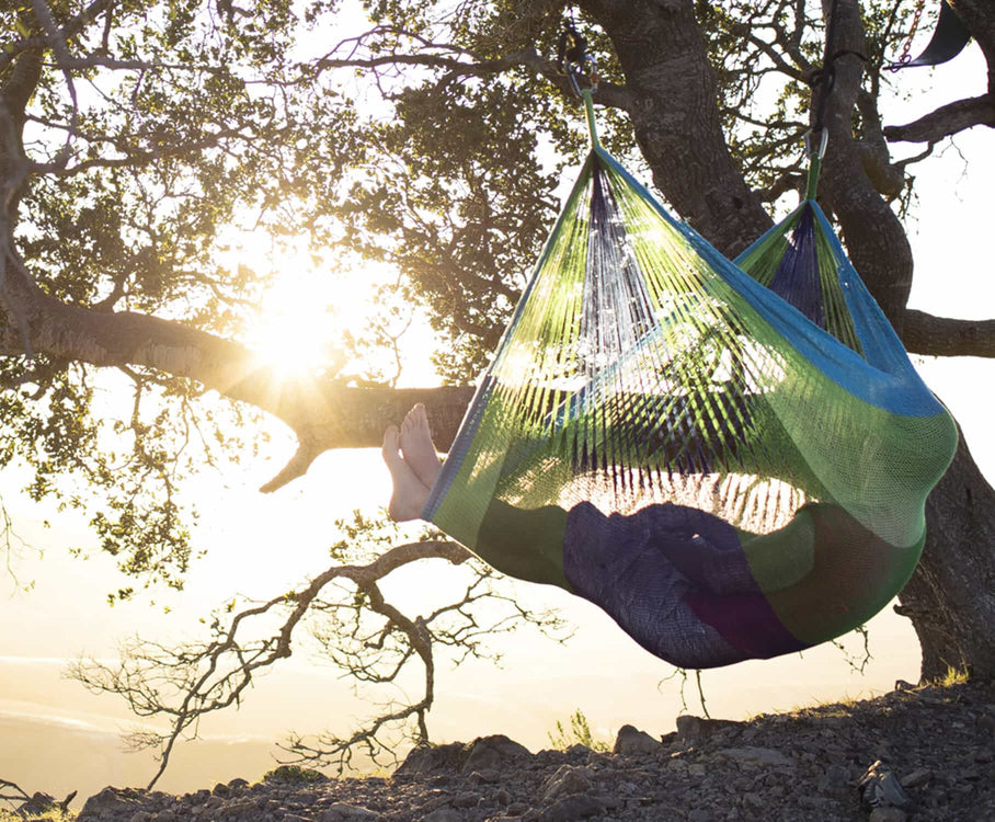 Hanging sitting hammock hot sale